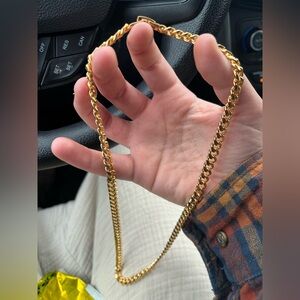 Men's Classic Gold Chain Necklace